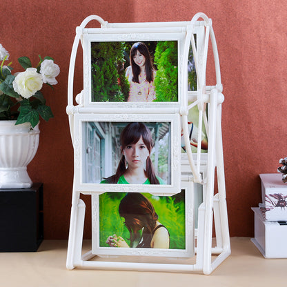 Handmade Custom Photo Windmill Rotating Photo Frame Set-Up Photo Album