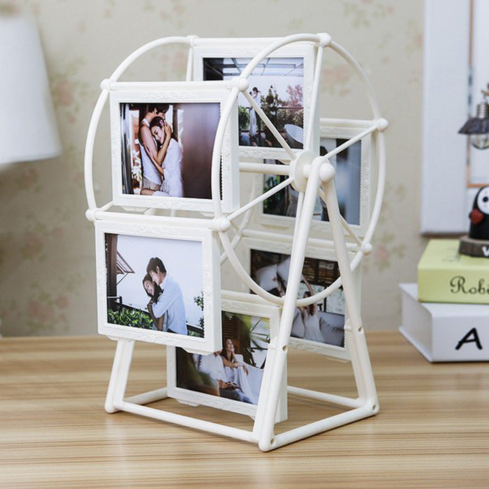 Handmade Custom Photo Windmill Rotating Photo Frame Set-Up Photo Album