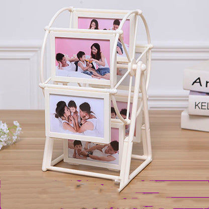 Handmade Custom Photo Windmill Rotating Photo Frame Set-Up Photo Album