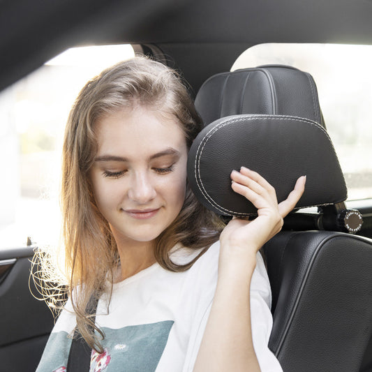 Car Soft Headrest Adjustable Side Sleep Pillow