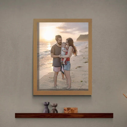 Personalized Light Custom Photo Led Glowing Photo Frame