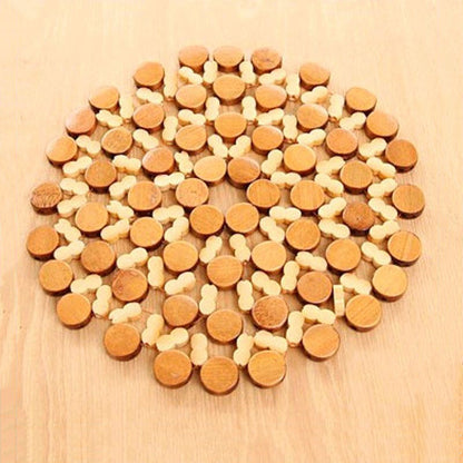 Eco Friendly Bamboo Placemat Insulation Pad