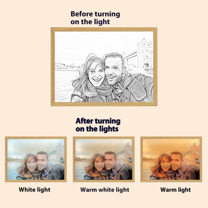 Personalized Light Custom Photo Led Glowing Photo Frame