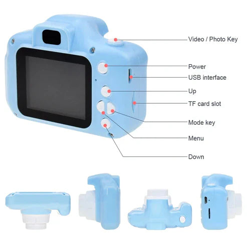 Mini Digital Kids' Waterproof Camera for Outdoor Photography Fun